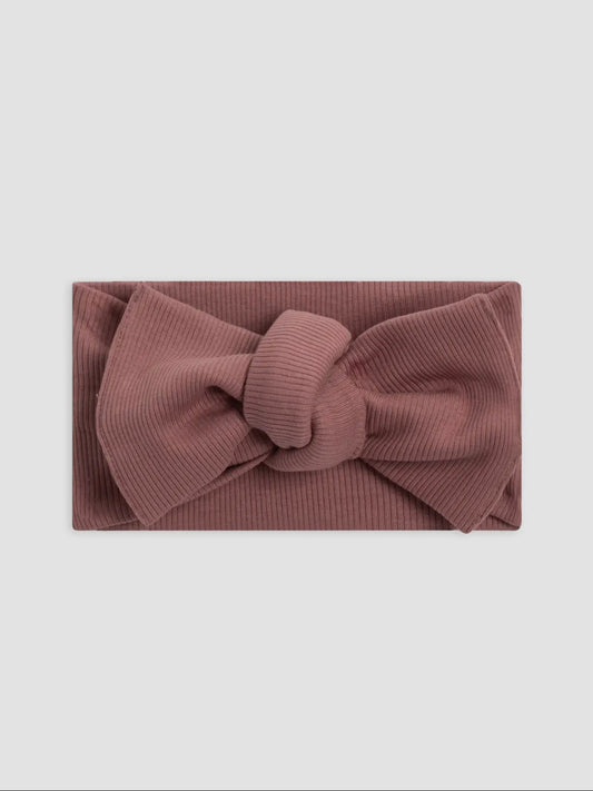 Ribbed Bow Headband